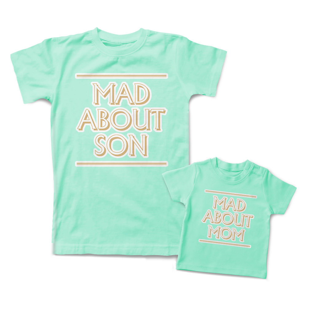 Mom Mommy and Me Outfits Mad About Mom Son Knit Cotton Match Clothes - Picture 7 of 9