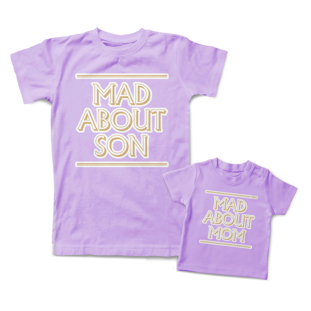 Mom Mommy and Me Outfits Mad About Mom Son Knit Cotton Match Clothes - Picture 8 of 9