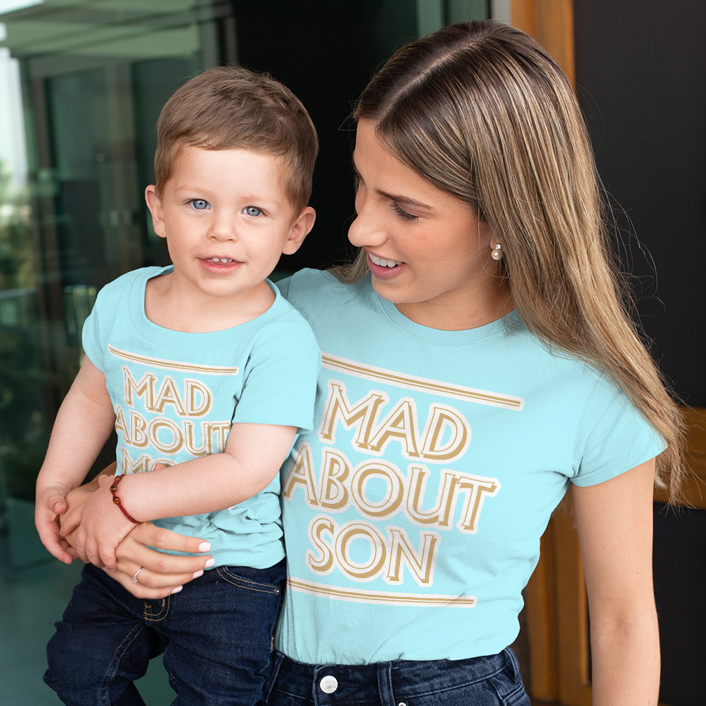Mom Mommy and Me Outfits Mad About Mom Son Knit Cotton Match Clothes - Picture 3 of 9